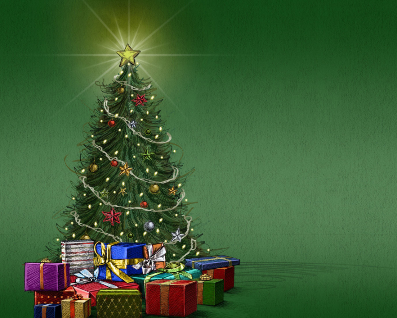 Screenshot №1 pro téma Christmas Tree 1280x1024