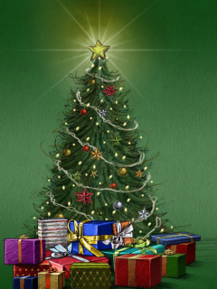 Christmas Tree wallpaper 240x320