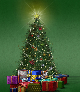 Christmas Tree - Obrázkek zdarma pro Nokia Asha 308