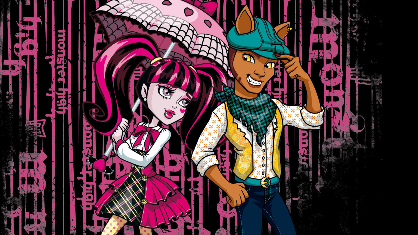 Screenshot №1 pro téma Monster High 1366x768