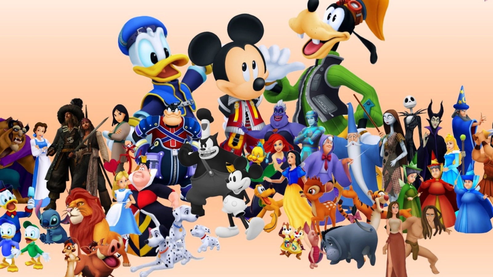 Fondo de pantalla Disney Family 1600x900