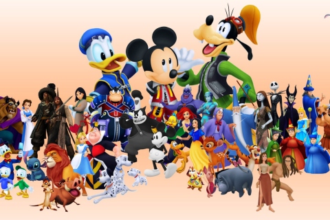 Fondo de pantalla Disney Family 480x320