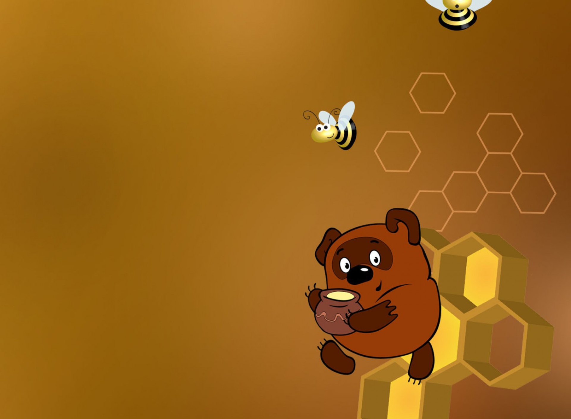 Screenshot №1 pro téma Winnie The Pooh With Honey 1920x1408