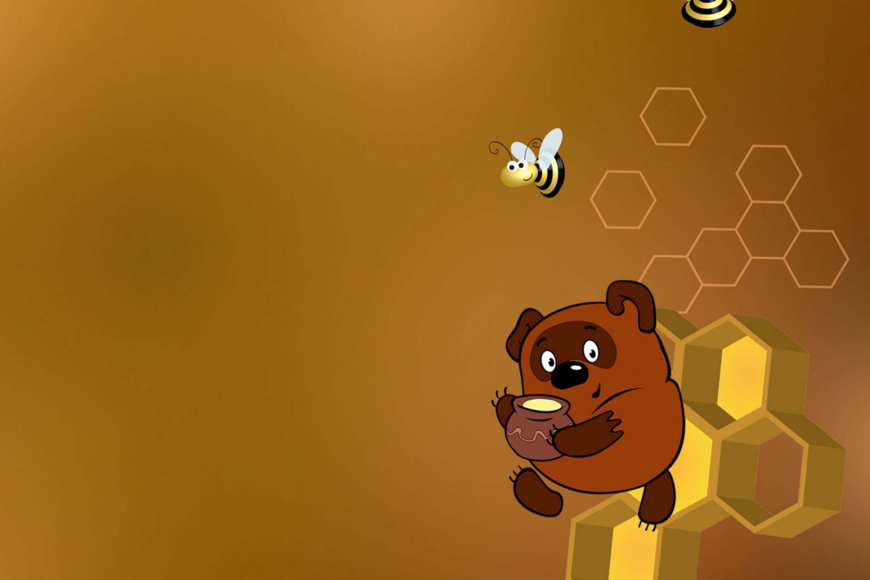 Screenshot №1 pro téma Winnie The Pooh With Honey 2880x1920