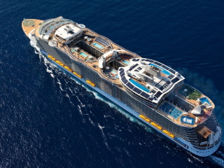 Sfondi Allure of the Seas Cruise Ship 320x240