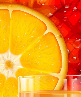 Juicy Orange - Obrázkek zdarma pro iPhone 6 Plus