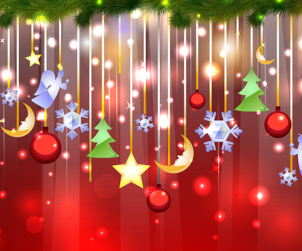 Обои Christmas Decorations 960x800