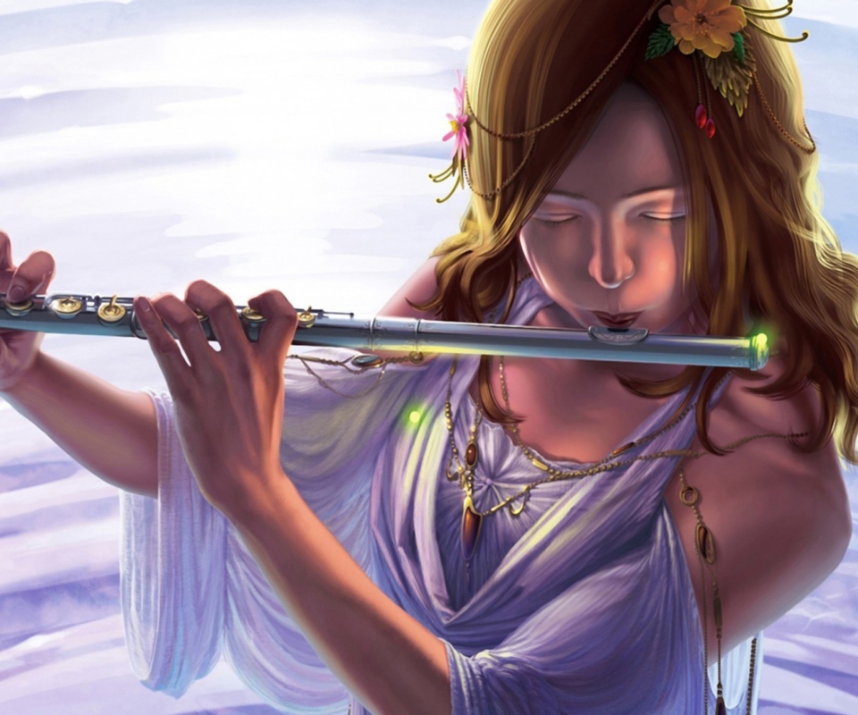 Screenshot №1 pro téma Musical Instrument Flute 960x800