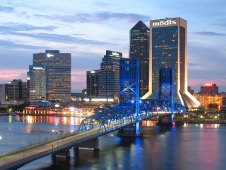 Screenshot №1 pro téma Jacksonville Evening 320x240