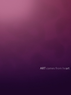 Simple Texture, Art comes from Heart wallpaper 240x320