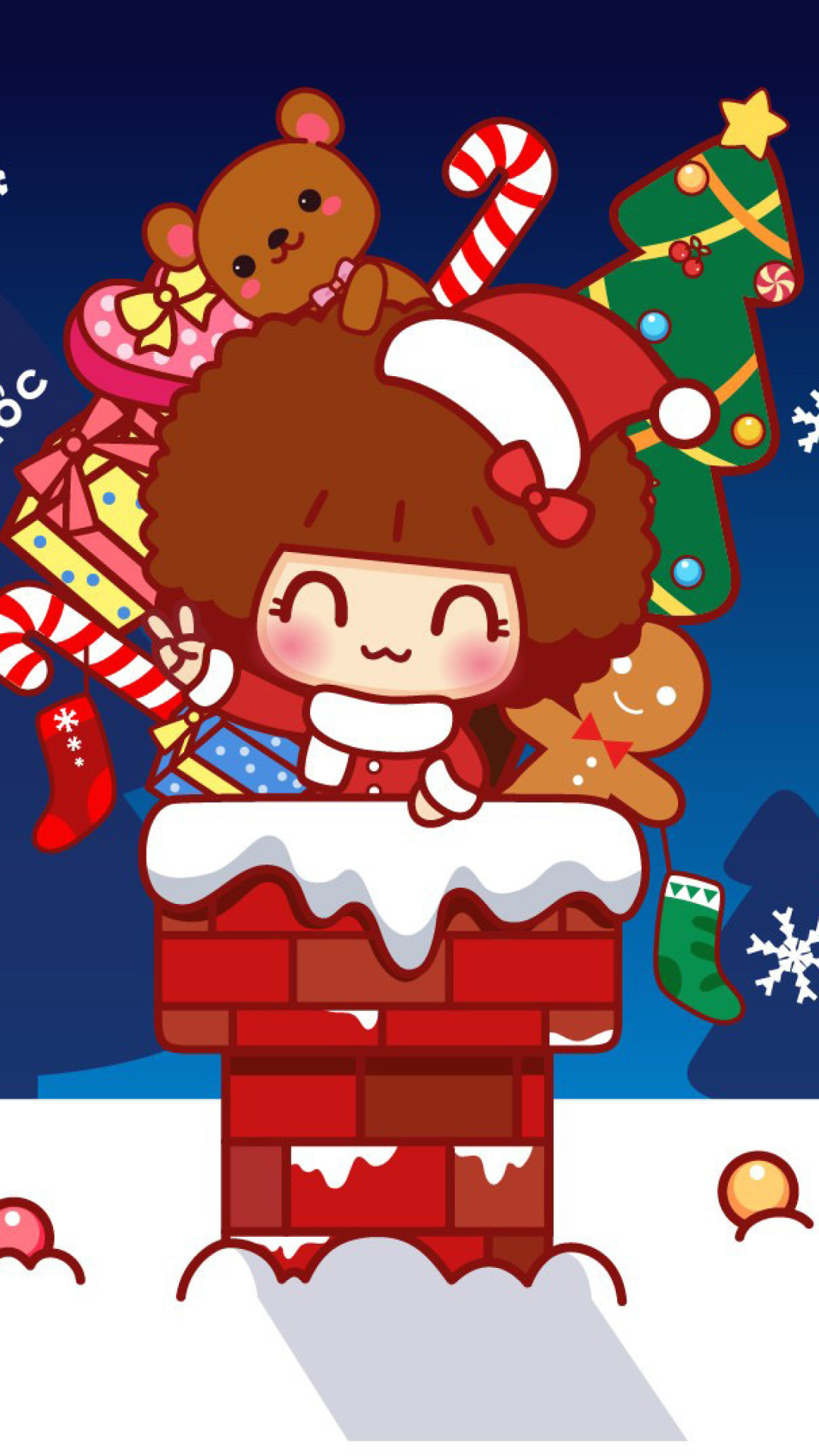 Sfondi Merry Christmas 1080x1920