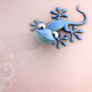Cute Iguana - Obrázkek zdarma pro iPad 3