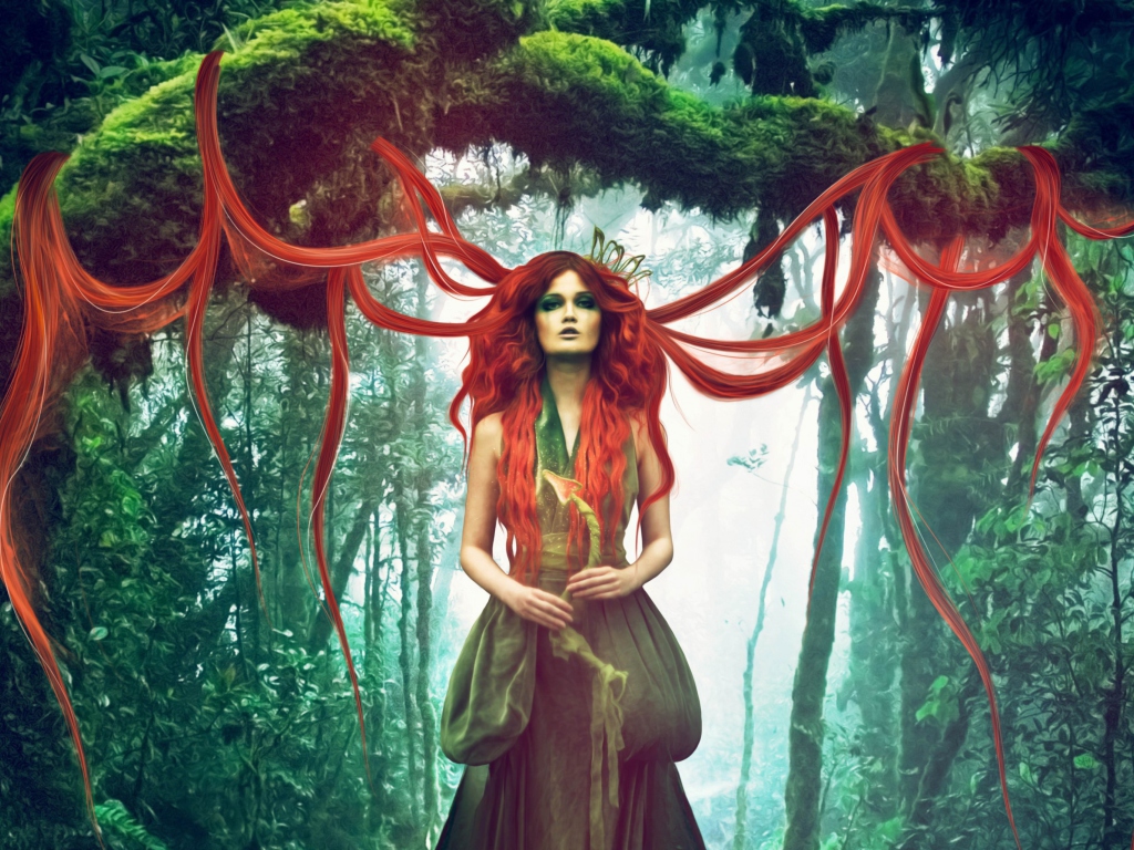 Screenshot №1 pro téma Forest Fairy 1024x768