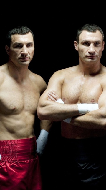 Обои Klitschko brothers Wladimir and Vitali 360x640