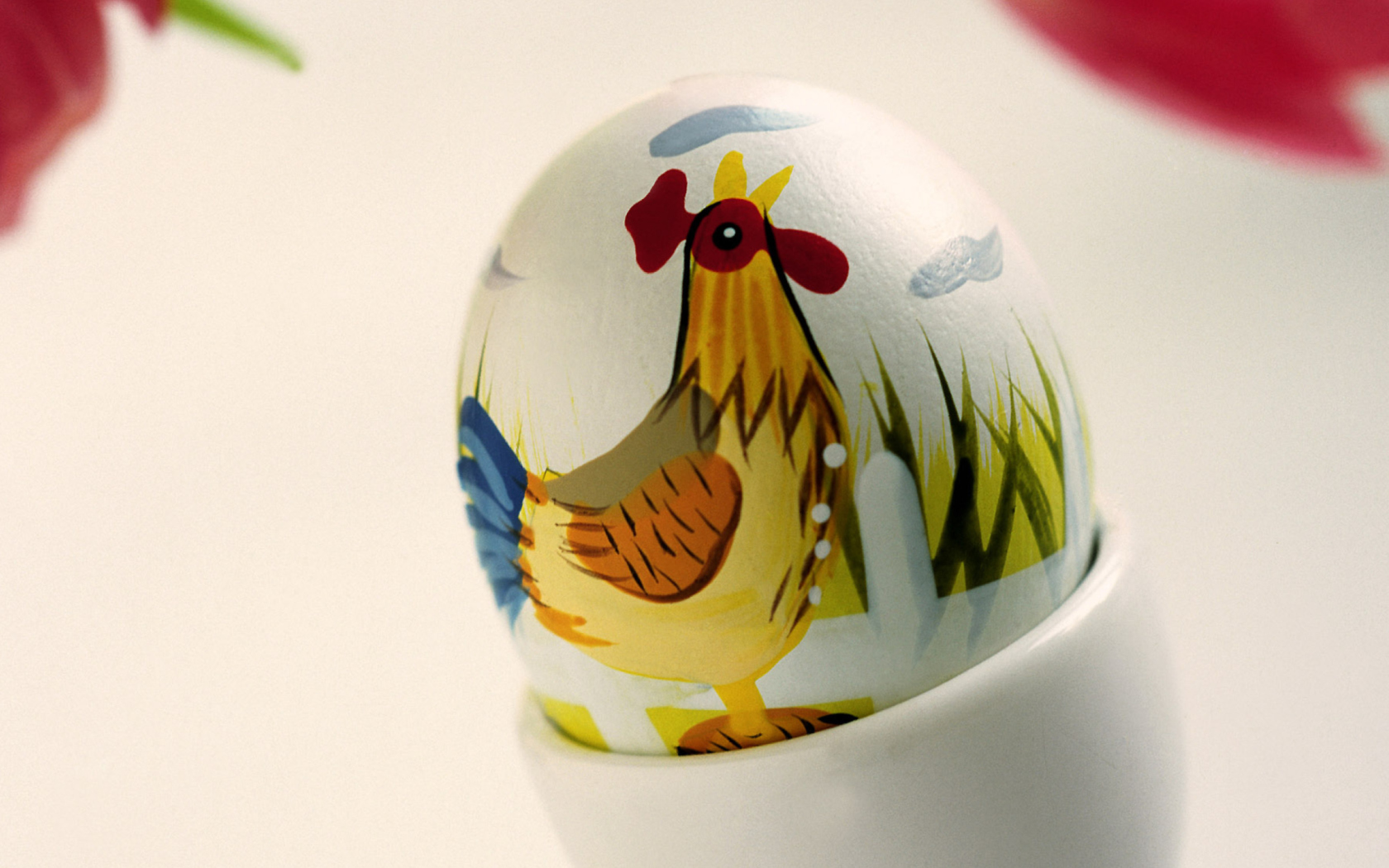 Обои Easter Egg With A Beautiful Motif 1680x1050