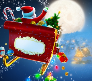 Ho Ho Ho Santa Is Coming sfondi gratuiti per iPad 3