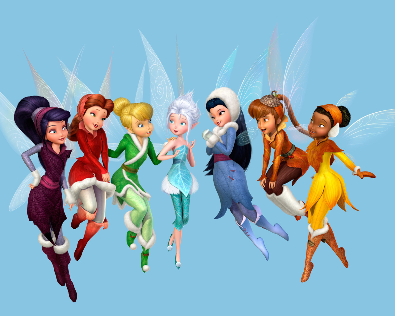 Fondo de pantalla Tinkerbell and the Mysterious Winter Woods 1280x1024