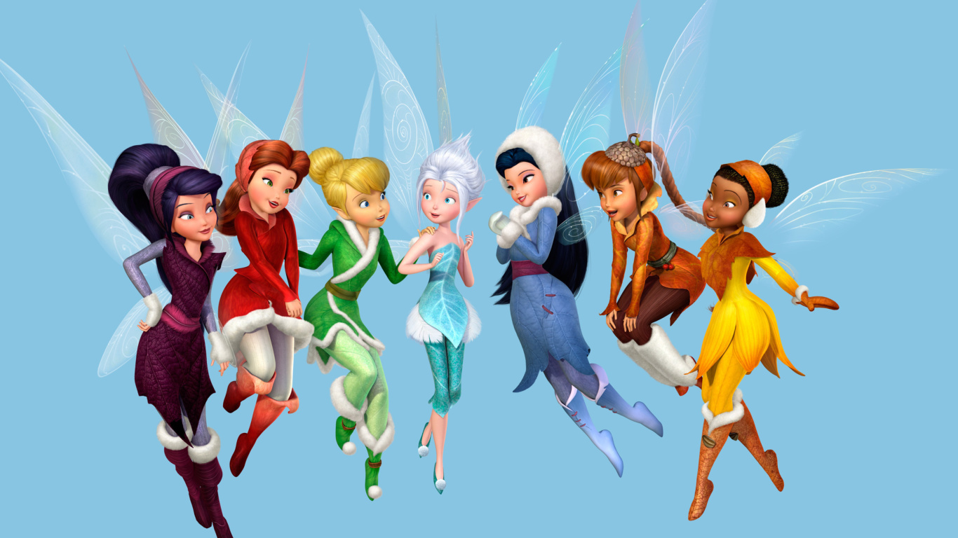 Screenshot №1 pro téma Tinkerbell and the Mysterious Winter Woods 1366x768