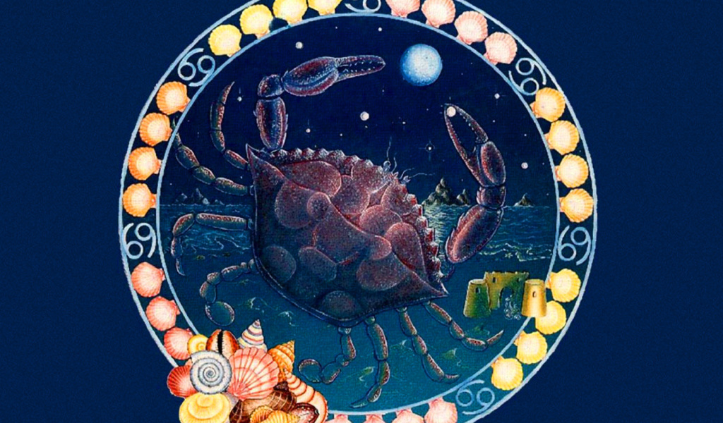 Cancer Zodiac wallpaper 1024x600