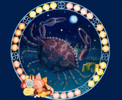 Cancer Zodiac wallpaper 176x144