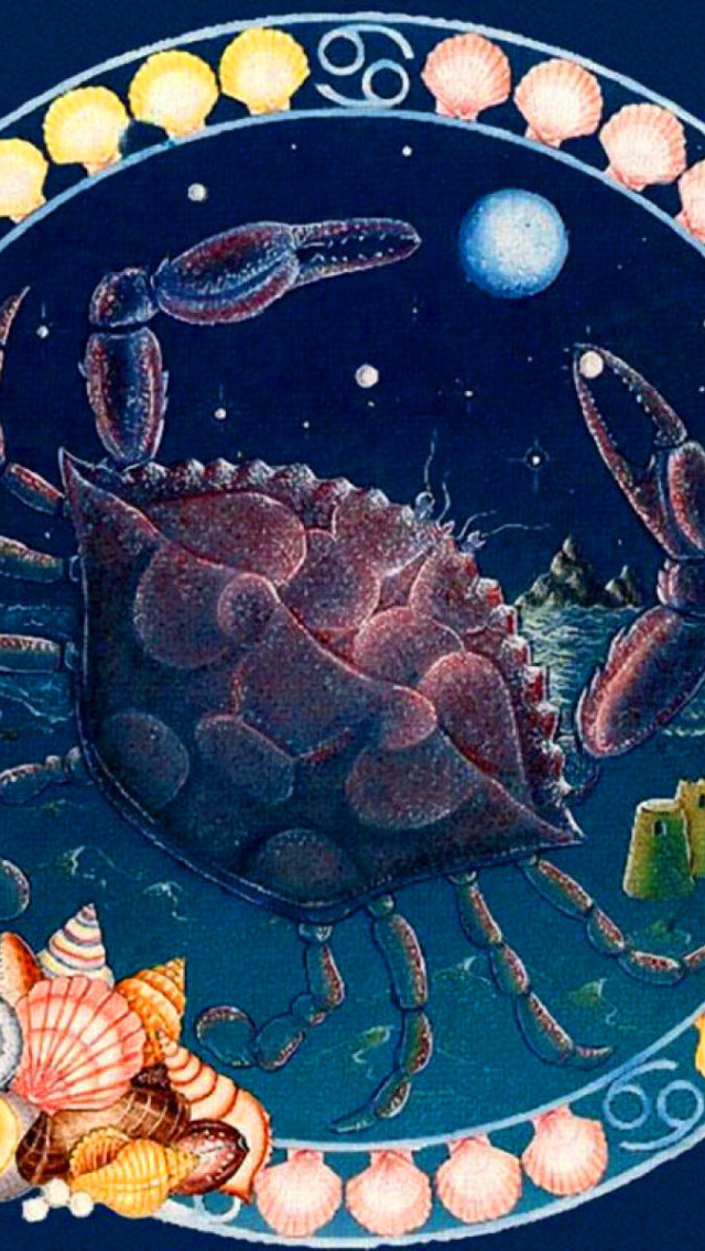 Das Cancer Zodiac Wallpaper 640x1136