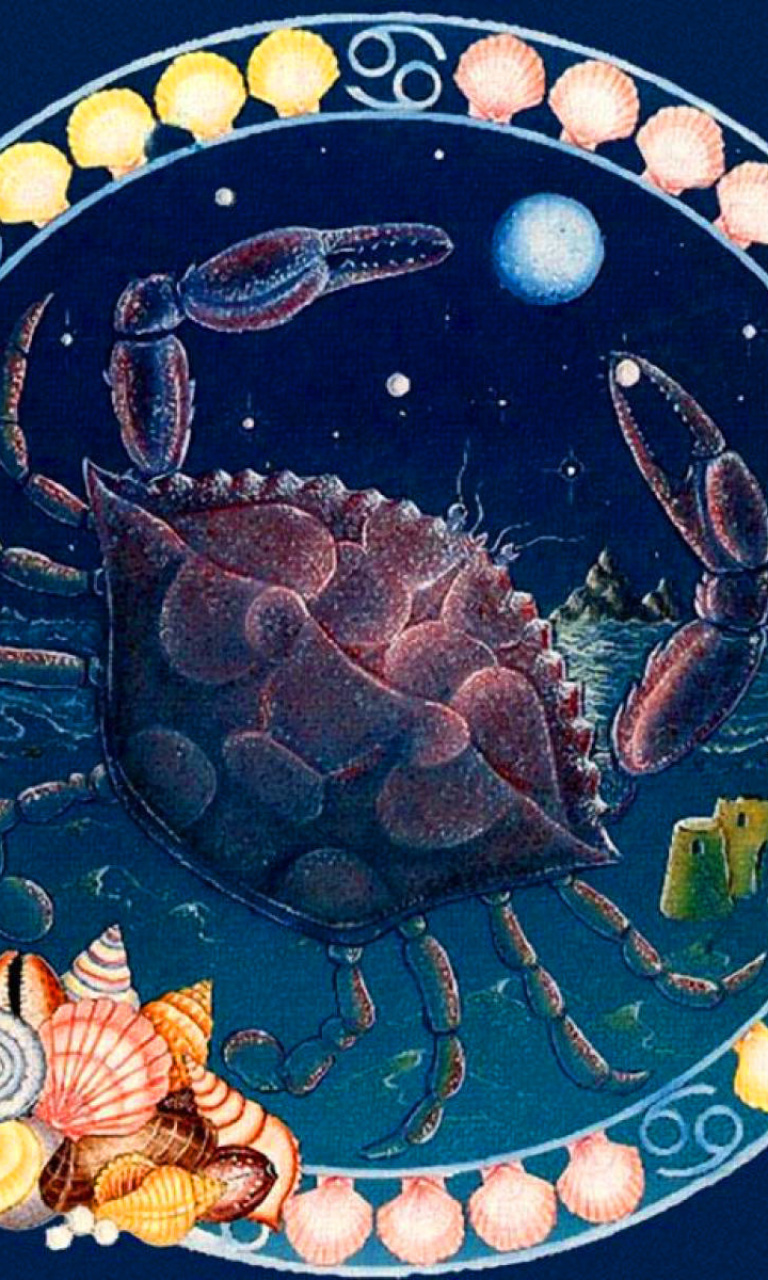 Fondo de pantalla Cancer Zodiac 768x1280