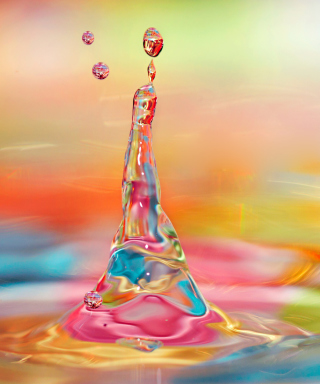 Colorful Drops - Obrázkek zdarma pro Nokia C1-01