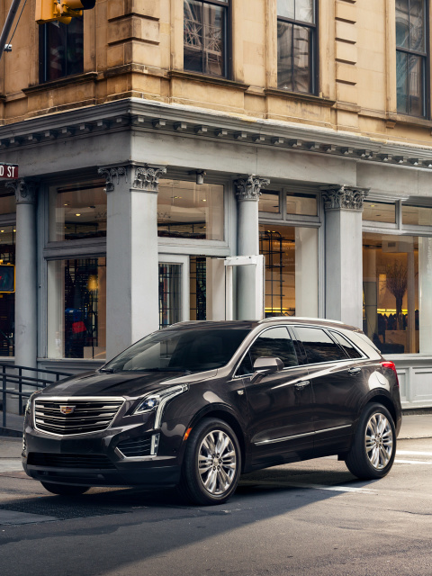 Das Cadillac XT5 Crossover Wallpaper 480x640