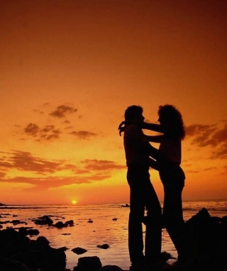 Sunset Love - Obrázkek zdarma pro Nokia Asha 300