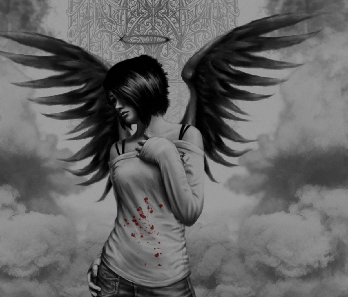 Fondo de pantalla Dark Angel 1200x1024