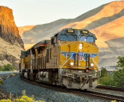 Union Pacific Train wallpaper 176x144