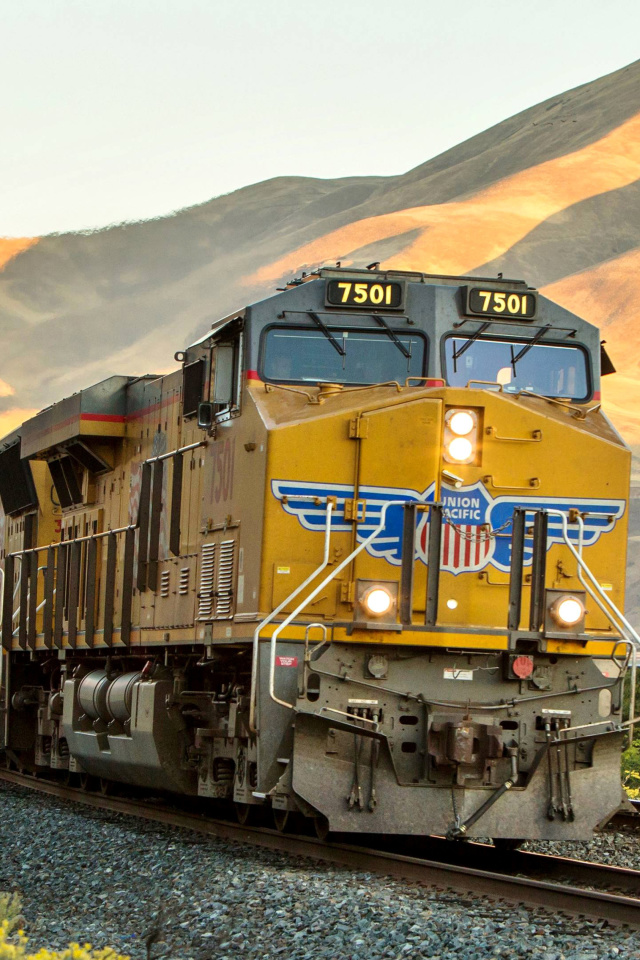 Das Union Pacific Train Wallpaper 640x960