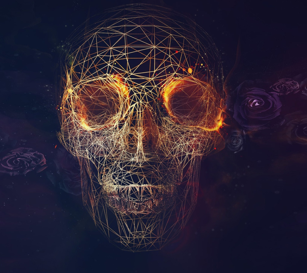 Fondo de pantalla Skull 1080x960