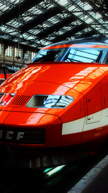 Screenshot №1 pro téma Orange High Speed Train 360x640