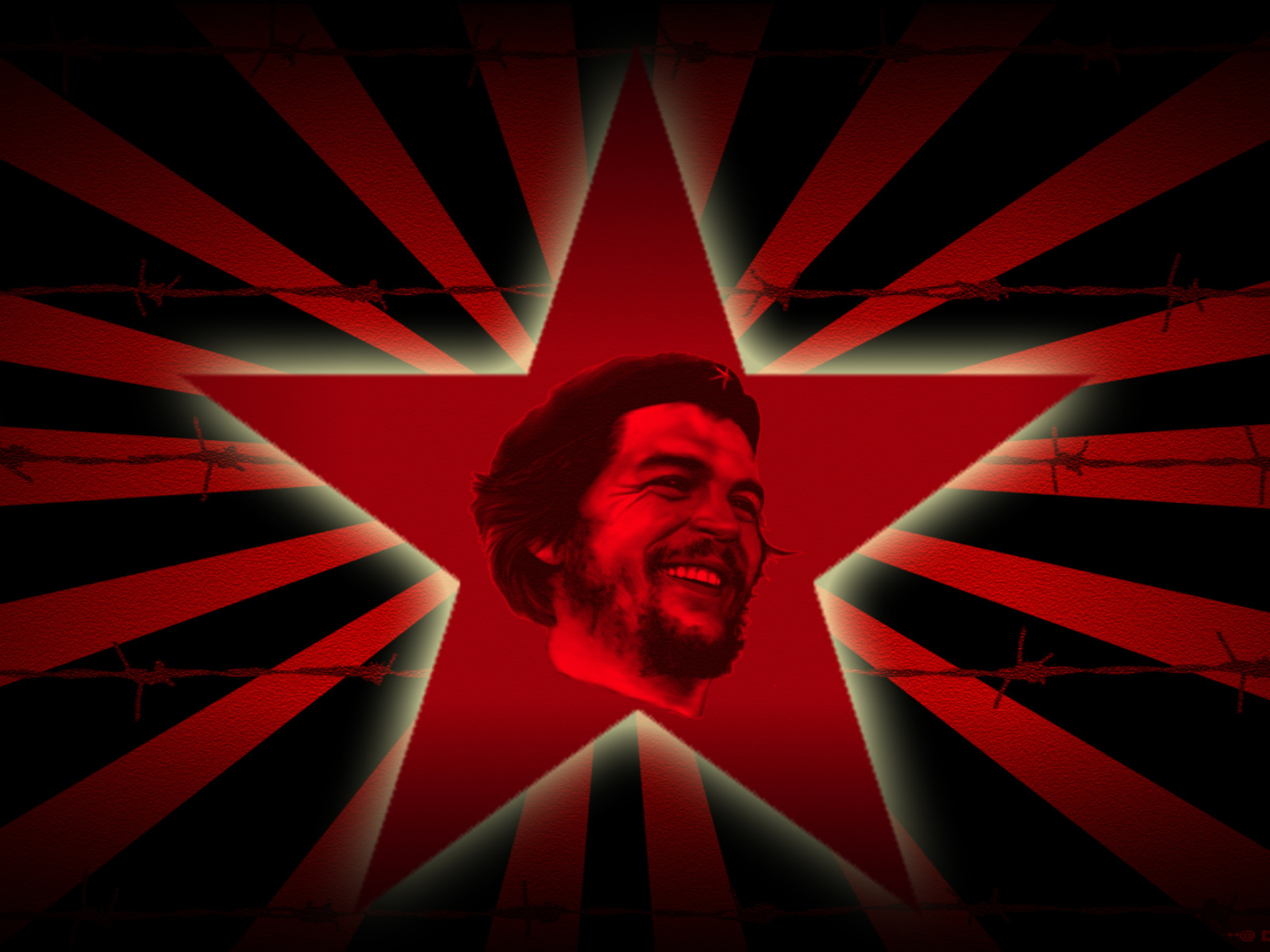 Das Marxist revolutionary Che Guevara Wallpaper 1600x1200
