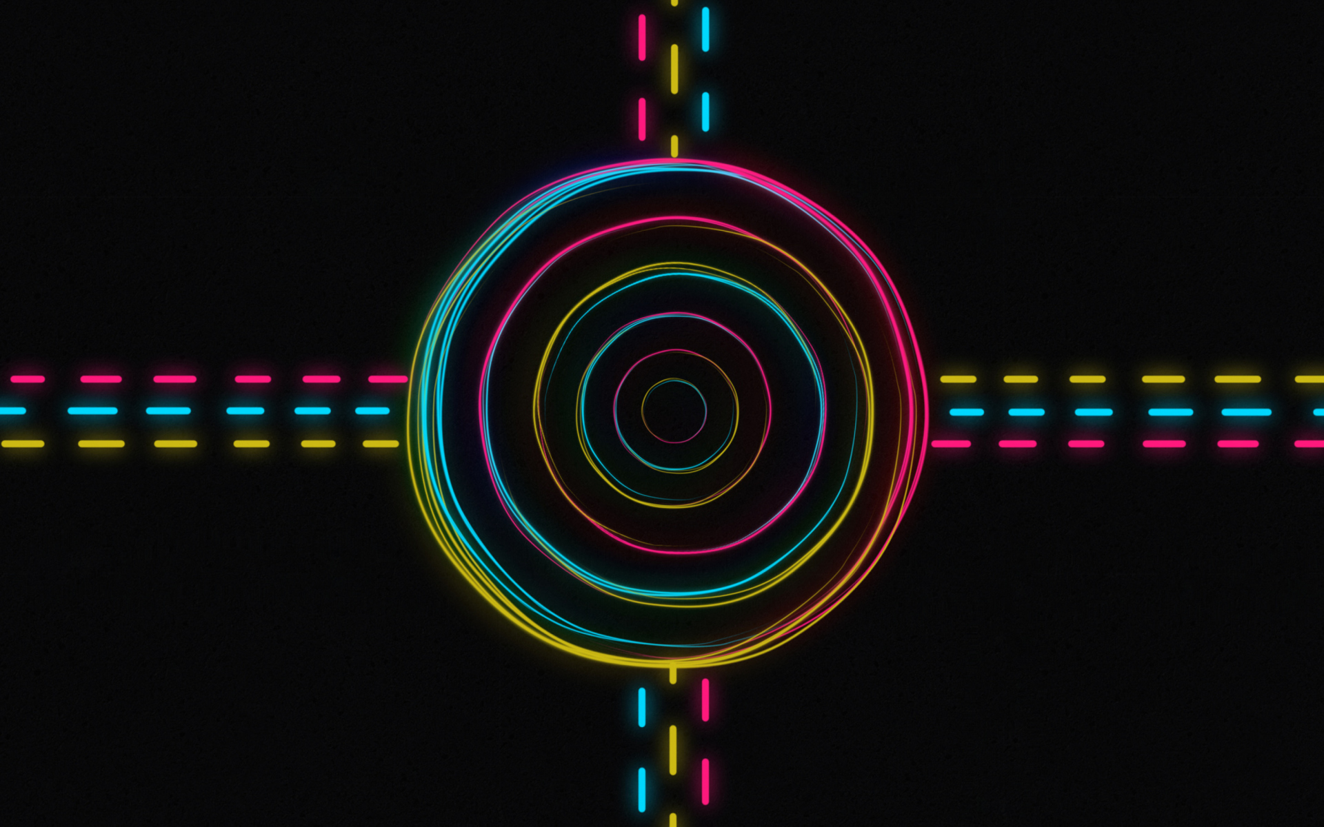 Sfondi Hypnotic Neon Lights 1920x1200