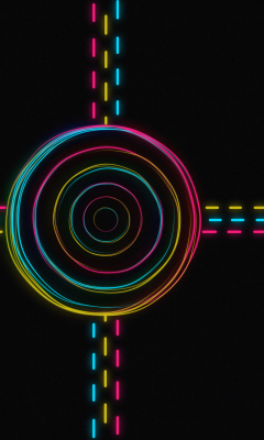 Hypnotic Neon Lights screenshot #1 240x400