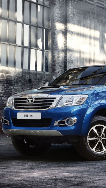 Toyota Hilux HDR wallpaper 360x640