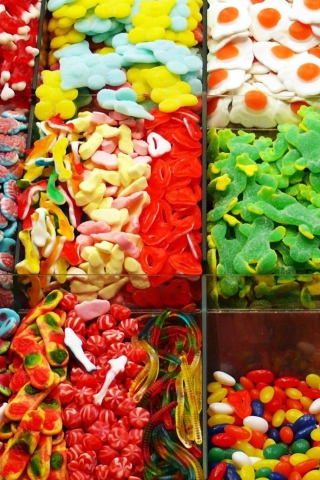 Jelly Sweets wallpaper 320x480