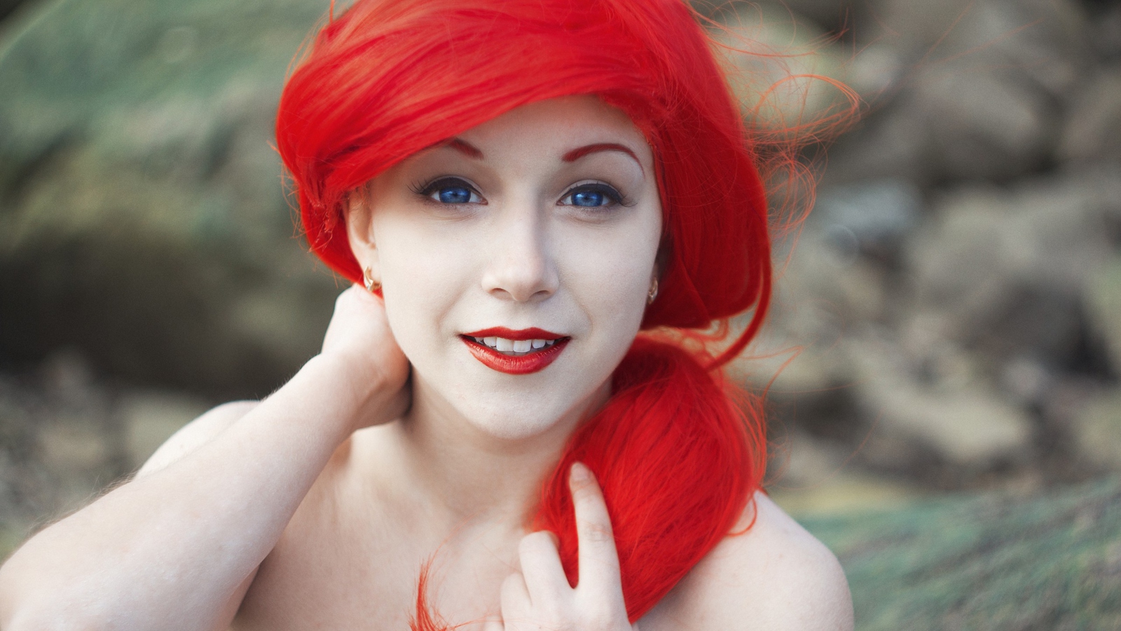 Das Super Bright Red Hair Wallpaper 1600x900