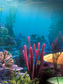 Screenshot №1 pro téma Underwater 240x320