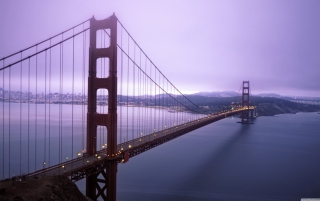 Fog Surround Golden Gate - Fondos de pantalla gratis para Sony Ericsson XPERIA X10 mini pro