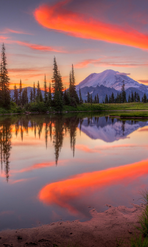 Emerald Lake, Carcross, Yukon screenshot #1 480x800