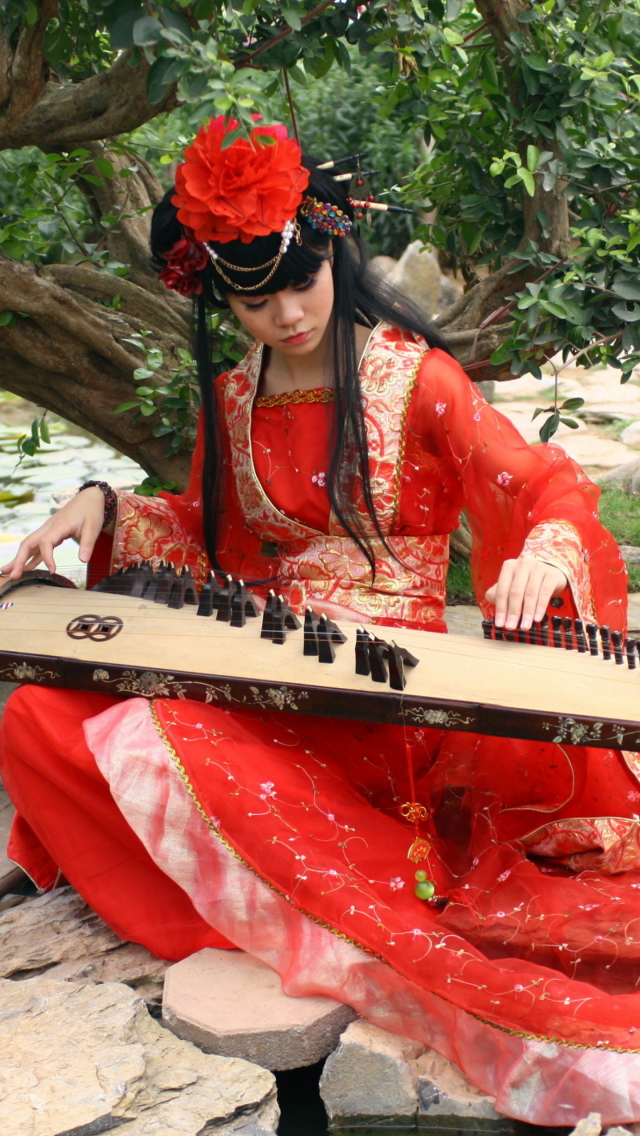 Asian Music Player wallpaper 640x1136