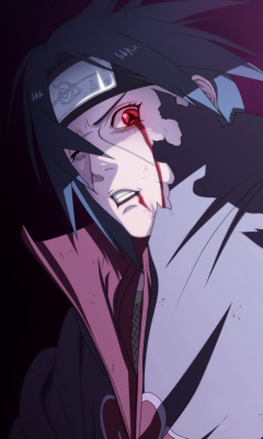 Обои Naruto and Itachi 240x400