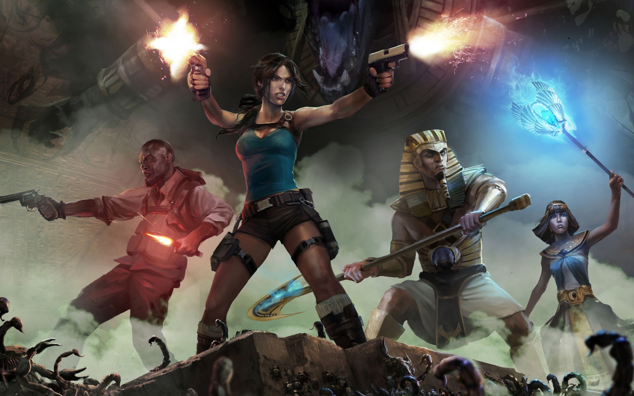 Screenshot №1 pro téma Lara Croft & Temple Of Osiris 1280x800