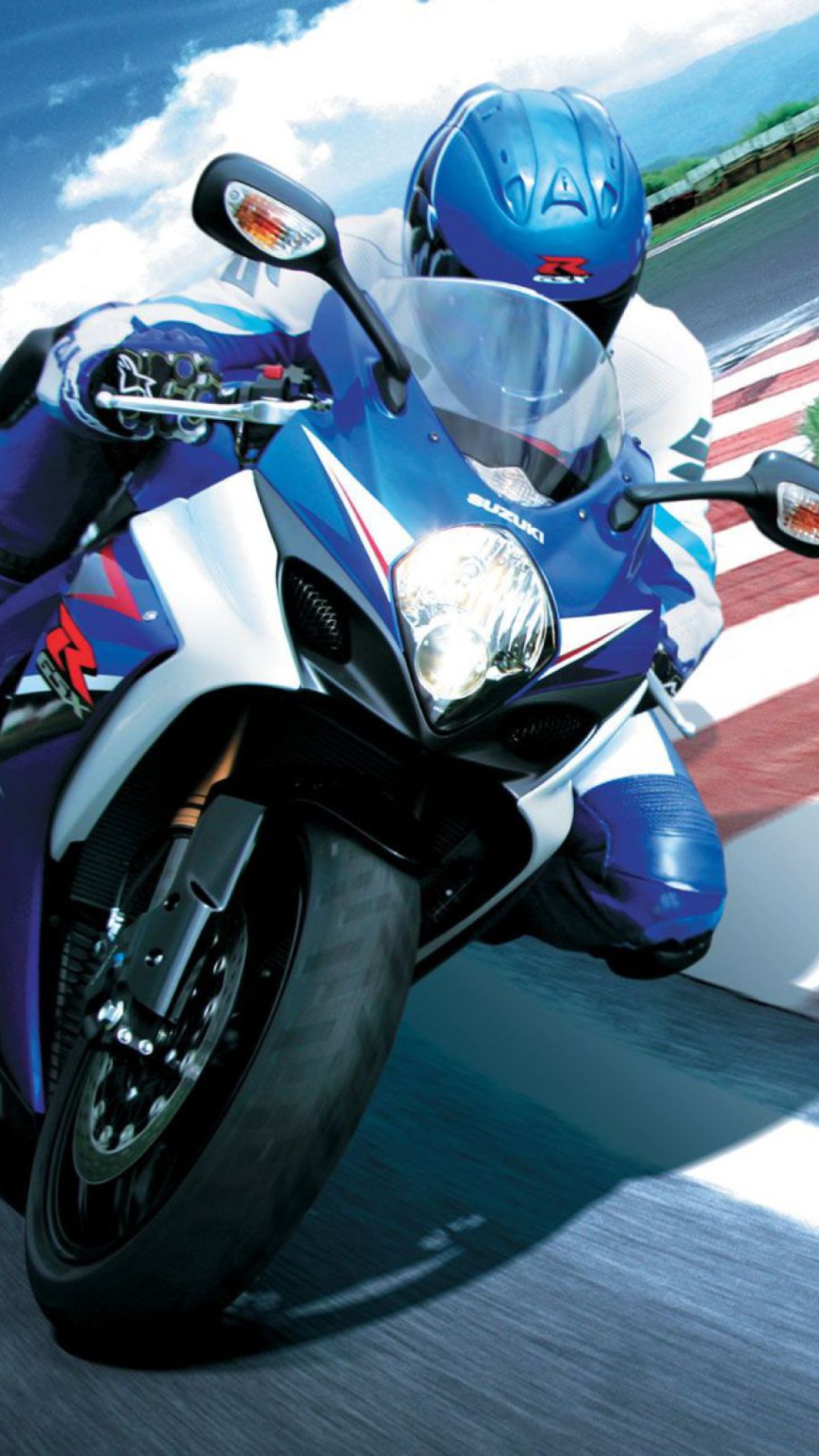 Fondo de pantalla Moto GP Suzuki 1080x1920