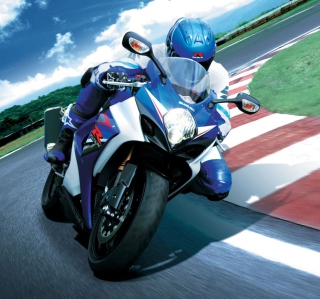 Moto GP Suzuki - Obrázkek zdarma pro iPad mini 2