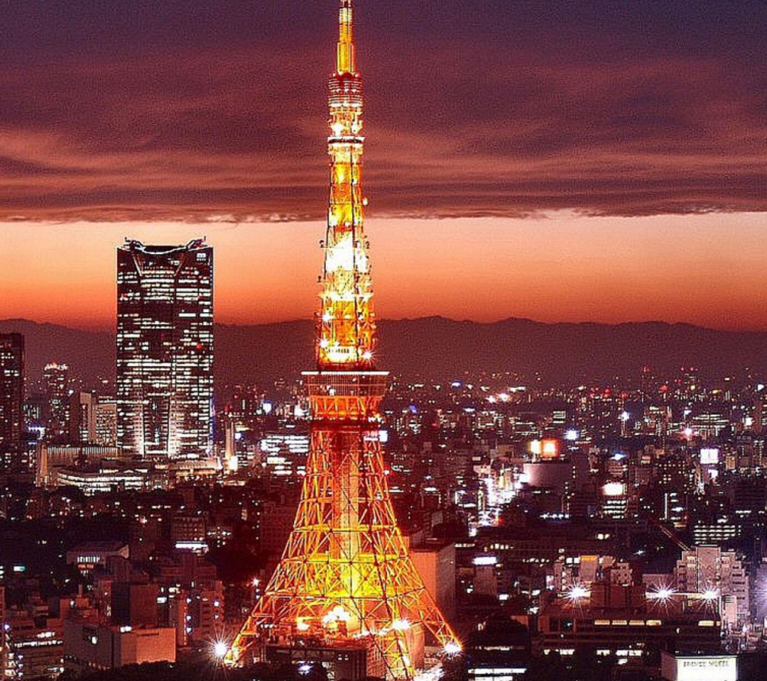 Fondo de pantalla Tower Tokyo 1080x960