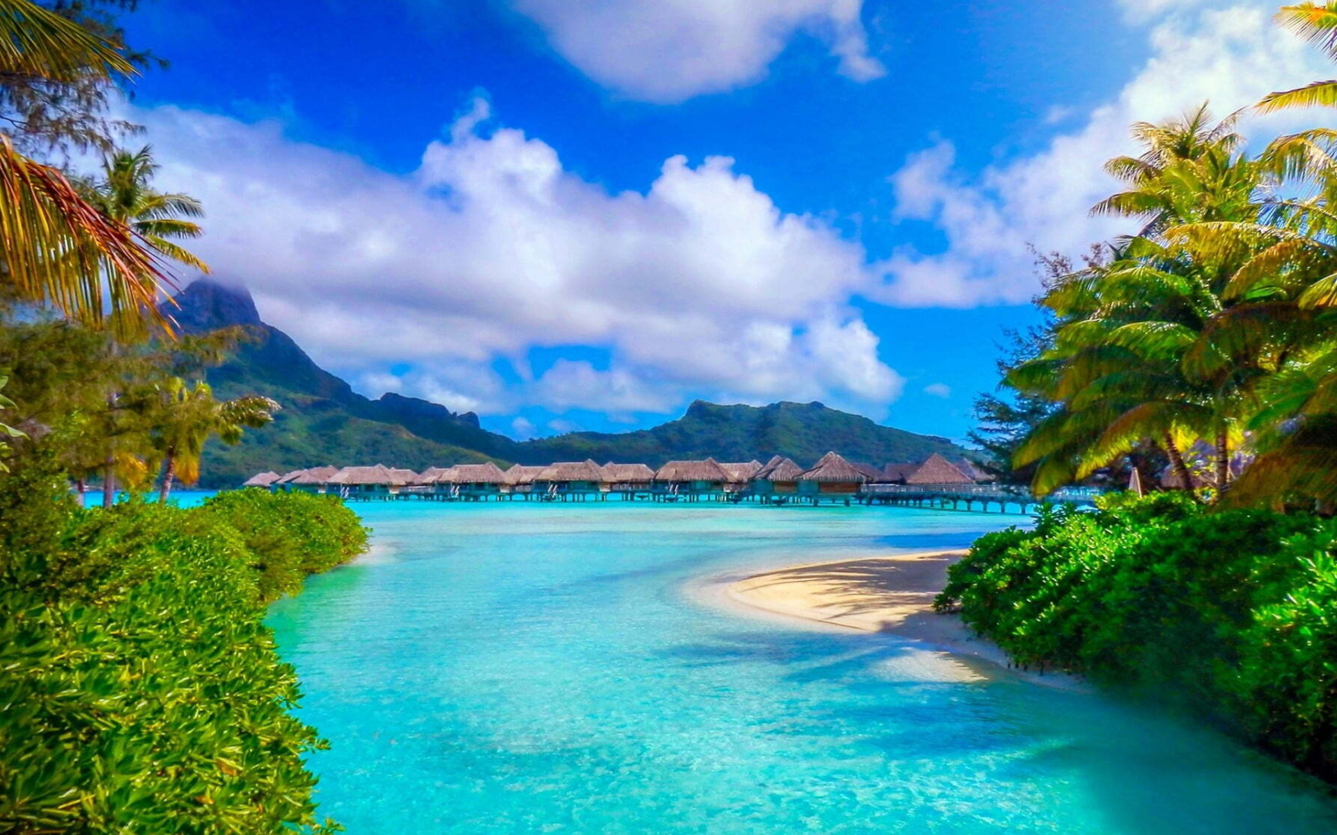 Обои Bora Bora Hd 1920x1200